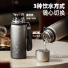 【6F】多样屋格沵（germ）纯钛保温杯泡茶水杯高颜值情人节礼物大容量男士女士咖啡杯杯子 黑银悦动【轻奢礼盒】580ML 商品缩略图6