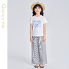 笛莎千与2025夏季新款女童时尚休闲短袖长裤两件套套装 商品缩略图0