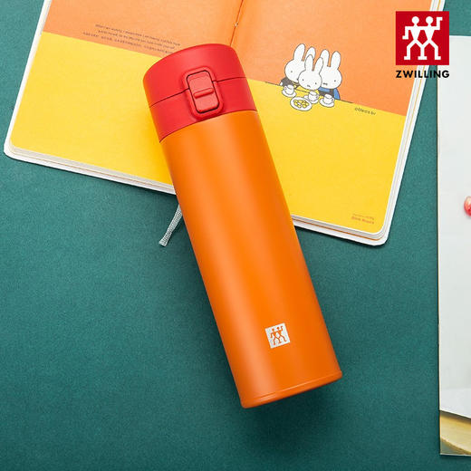 德国进口双立人39507-104Now系列保温弹跳杯石榴红 商品图0