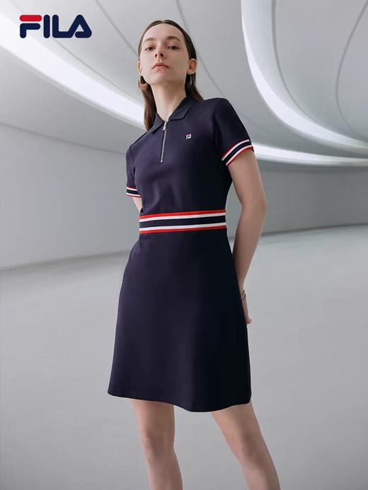 F乐 女款莫代尔棉珠地短袖POLO裙连衣裙礼盒装 Z-15108 商品图3