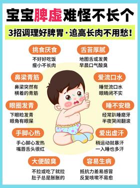 ⚠️宝妈们注意，孩子脾胃差真的会影响生长发育！
