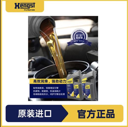 汉格斯特E6 润滑油10W-40 CK级别10万公里德国进口全合成机油 4L装 商品图2