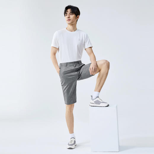 【度假系列】柒牌短裤男2025夏季新款度假休闲时尚潮流青年直筒裤128H73090 商品图3