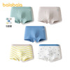 巴拉巴拉儿童内裤棉a类男童平角短裤小童中大童宝宝四角裤五条装 商品缩略图1