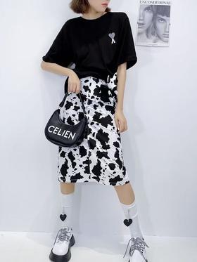 年中清仓- 潮牌清仓价-1667奶牛款品质半裙-喜出