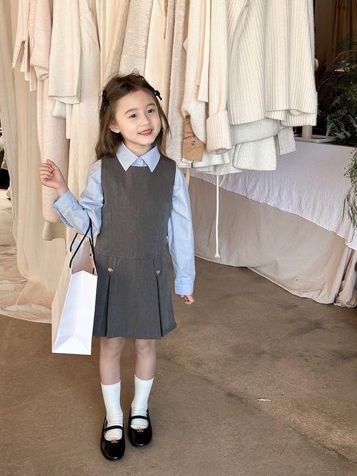 儿童糖果色纯棉衬衫 商品图1