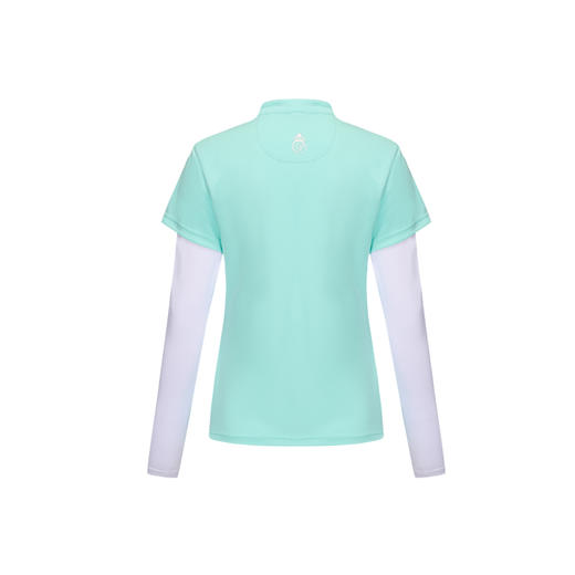 BOS-303A(PROSIMON高尔夫春夏女款带防晒袖套短袖小立领衫) 商品图1