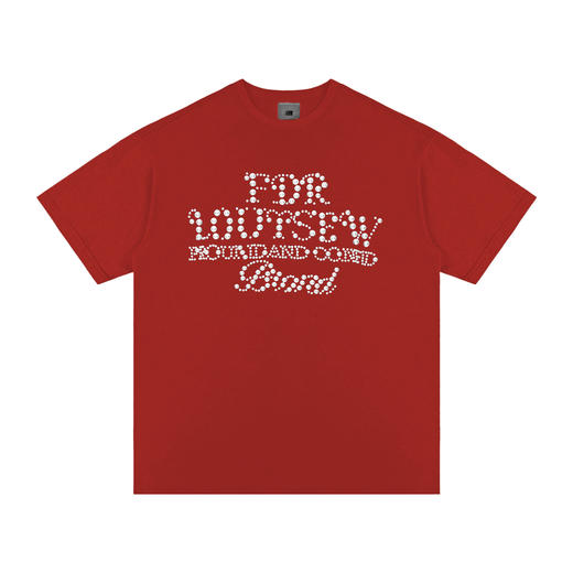 FDR官方店 珍珠美式运动短袖t恤男女夏季重磅情侣装宽松上衣体恤 商品图8