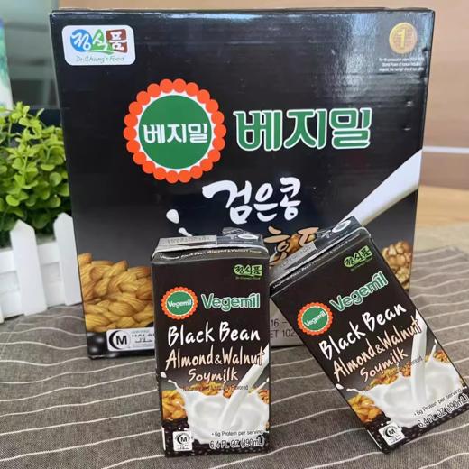 베지밀 검은콩 아몬드와 호두 두유 倍吉美尔黑豆扁桃仁核桃味豆乳饮料 商品图0