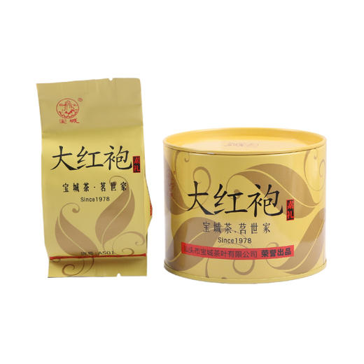 宝城素礼大红袍茶叶升级版10罐装小泡浓香型乌龙茶岩茶A501 商品图6