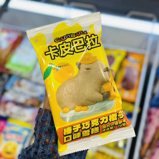 卡皮巴拉榛子巧克力巧克力橙子口味雪糕 商品图0