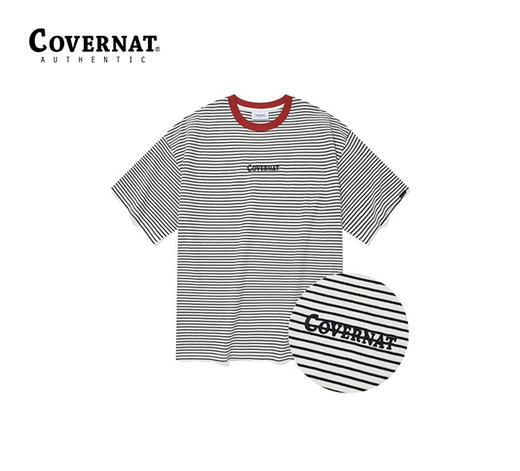 【韩国潮牌】COVERNAT 新款圆领宽松T恤CO2202ST19 商品图1