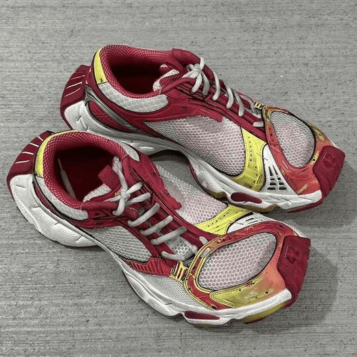 巴家订书机做旧老爹鞋男女款2025春季新款休闲增高厚底超轻潮款 商品图9