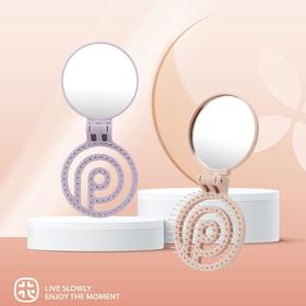 花漫多少女包包折叠梳镜V244（颜色随机）