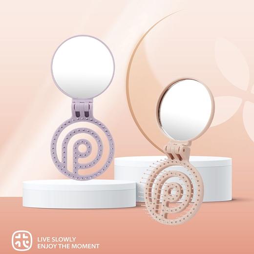 花漫多少女包包折叠梳镜V244（颜色随机） 商品图0