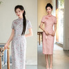 GX素雅中式年轻少女款人棉旗袍2025春夏新款复古国风日常学院风旗袍 商品缩略图0