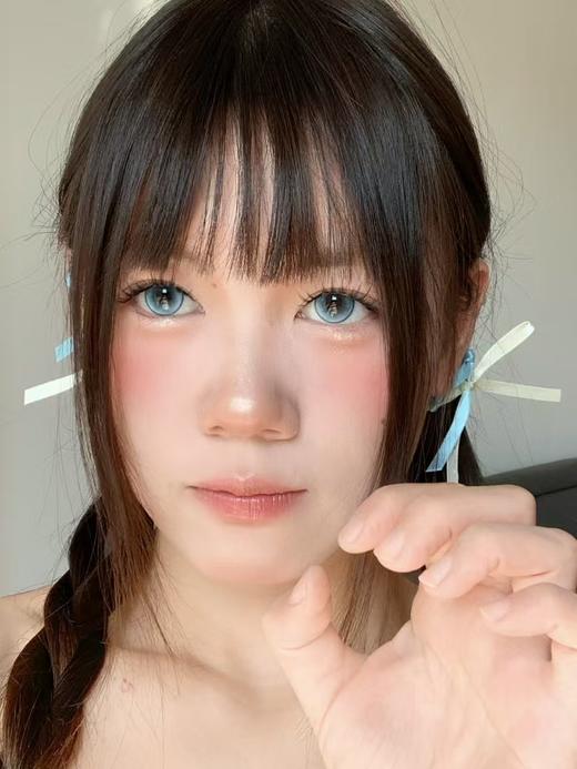 【大直径】PUFF GIRL-麻瓜学院蓝-14.5mm【半年抛 度数0-800度 含525/575】 商品图8