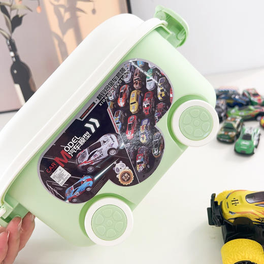 【29.9元36辆合金车 送收纳箱】一桶金属小汽车36辆（赠送地图+收纳桶车） 商品图5