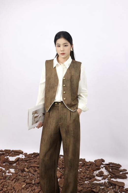 4BAR245827#马甲+阔腿裤套装 商品图1