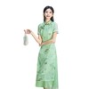 GX天丝奥黛旗袍裙2025春夏新款时尚改良新中式年轻少女旗袍日常可穿 商品缩略图4