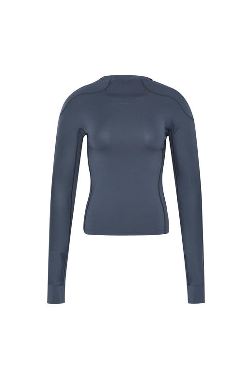 oneup运动防晒侧拉链长袖T恤 商品图5