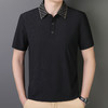 【冰丝弹力】【DCS】大依优型大码翻领短袖POLO衫男加肥大码夏装衣服休闲时尚半袖体恤休闲商务 商品缩略图1