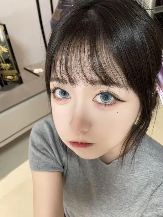 【大直径】PUFF GIRL-麻瓜学院蓝-14.5mm【半年抛 度数0-800度 含525/575】 商品图4