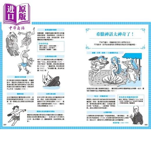 【中商原版】希腊神话解剖图鉴 港台原版 河岛思朗 漫游者文化 商品图2