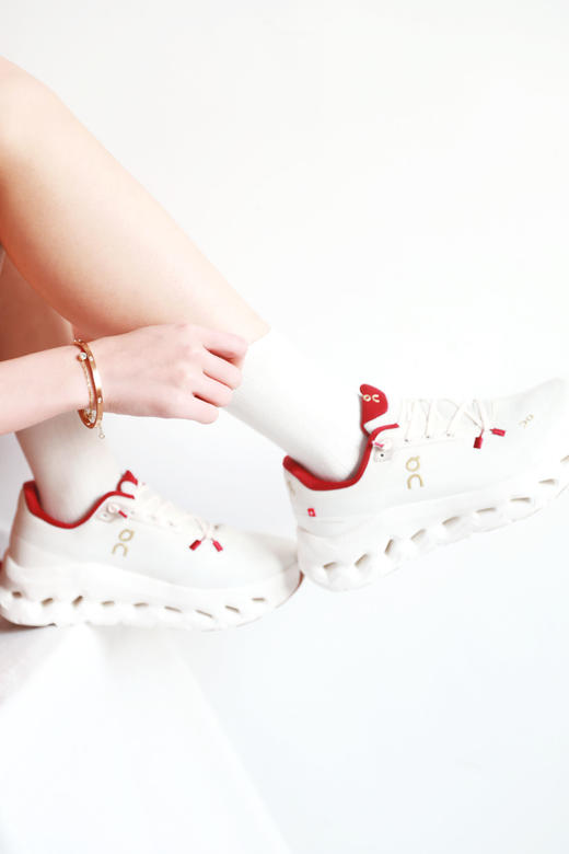 又白又仙又舒服，与自然同频。户外缓震软弹云底徒步跑鞋C031966 商品图7