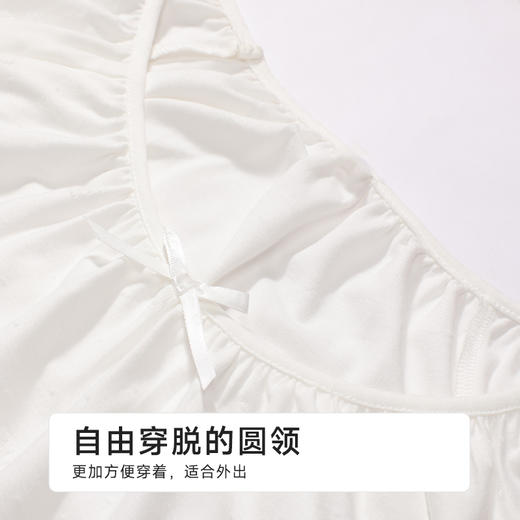 都市丽人生活家居女士正价棉质短袖套装薄针织提花短袖类LHH2J2 商品图4