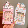 【造型可爱，经济实惠】儿童指甲贴片 2025新款 儿童美甲贴纸 女孩夜光指甲贴 女童小公主换装玩具-QQ 商品缩略图2