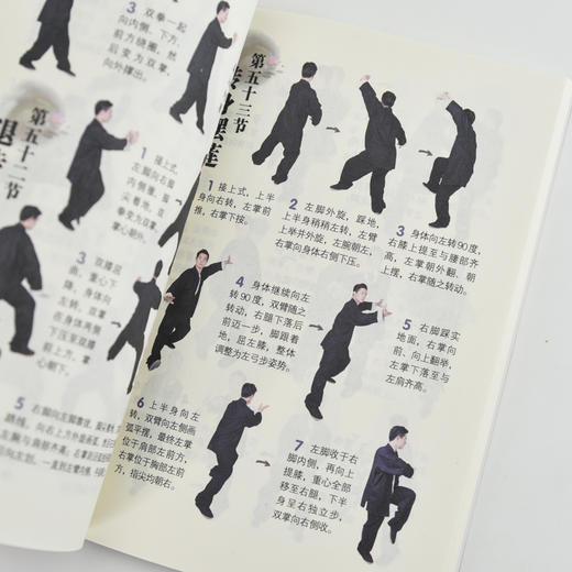 太极拳套路完全图解 陈氏56式 杨氏24式和普及48式 口袋版  陈氏太极拳图说 太极拳谱 自学杨氏太极拳 健身武术书籍 商品图2