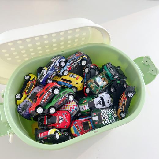 【29.9元36辆合金车 送收纳箱】一桶金属小汽车36辆（赠送地图+收纳桶车） 商品图4