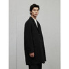 GXG男装 多色简约休闲基础平驳领长款大衣外套 2024年冬季热卖 商品缩略图4