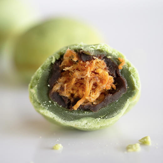 全国配送｜春日限定「糯糯青青酥」红豆松松味（原味版）&（微辣版）曲奇烧礼盒 商品图2