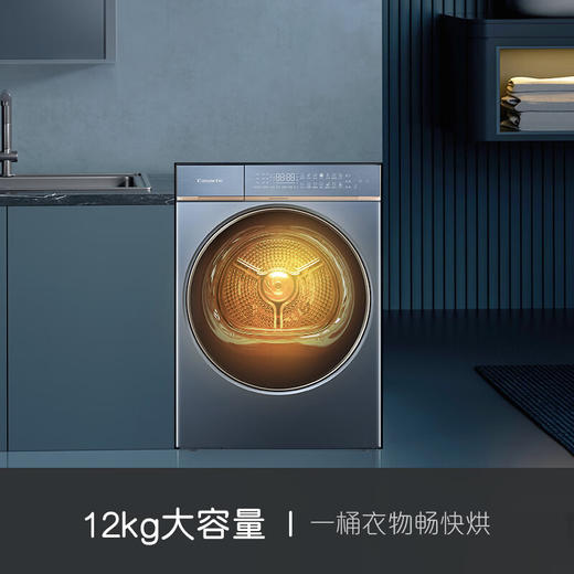 卡萨帝（Casarte）揽光L7烘干机 12公斤双擎热泵干衣机 羊毛柔烘 除菌净螨 衣物护理机 CGY 12FL7EU1 商品图0
