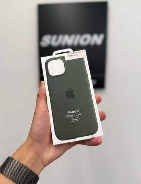 保护壳（iPhone 15 magsafe 硅胶-松柏绿色）- Demo