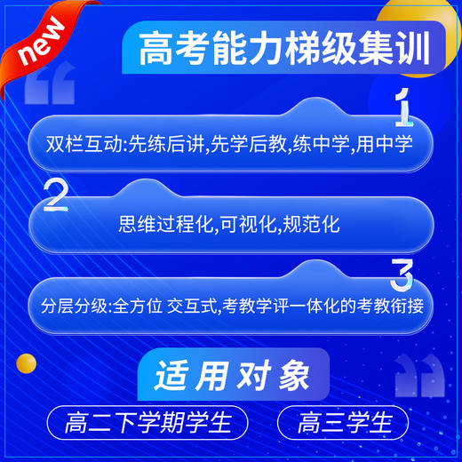 2026版高考能力梯级集训数学语文英语历史地理政治物理化学生物9科全高考蓝皮书原创题 商品图5