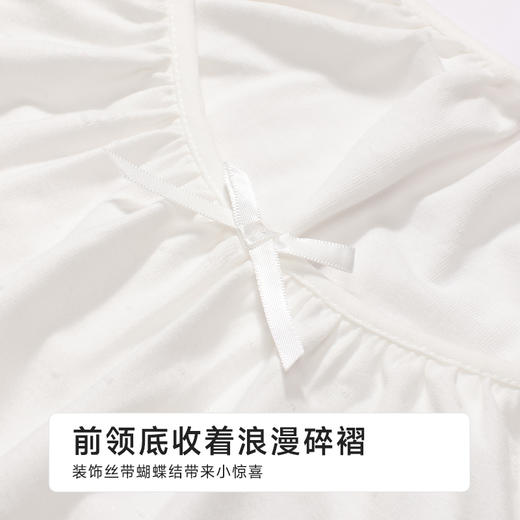 都市丽人生活家居女士正价棉质短袖套装薄针织提花短袖类LHH2J2 商品图7