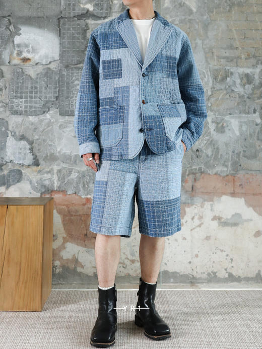 FDMTL | Sashiko拼布短裤7年水洗 商品图4