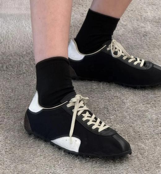 白百合同款  赛车德训鞋  拼色帆布休闲鞋  MM6赛车鞋 商品图0