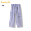 巴拉巴拉童装女童牛仔裤儿童裤子2025夏新款工装长裤 商品缩略图1