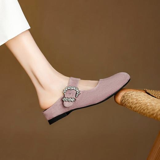 【预售5天】夏季厚底坡跟内增高包头勃肯拖鞋NJMK&K1505 商品图2