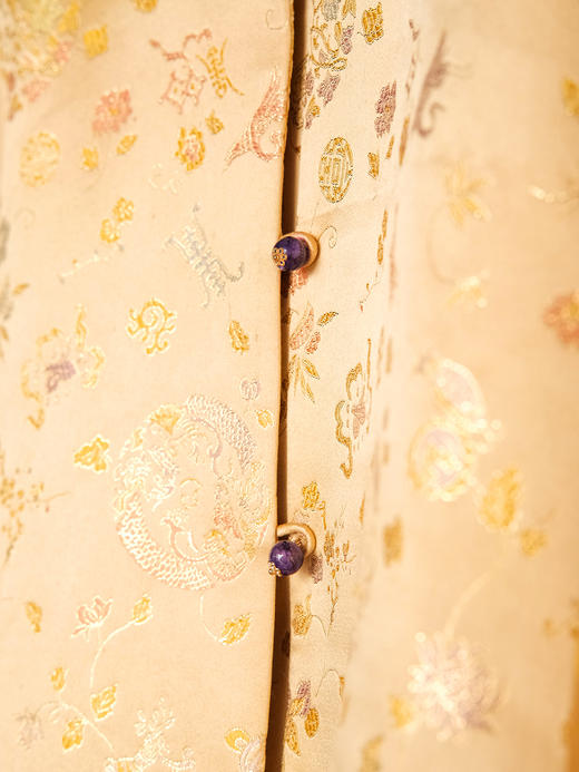 盛唐婧| 重磅真丝老缎新中式外套 商品图4