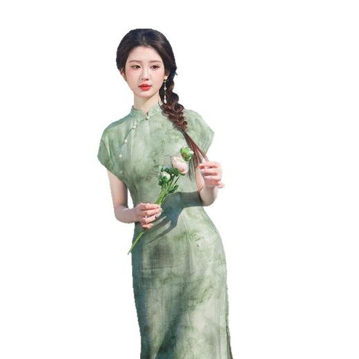 GX苏杭旗袍2025春新款复古国风改良新中式日常可穿连袖旗袍 商品图4