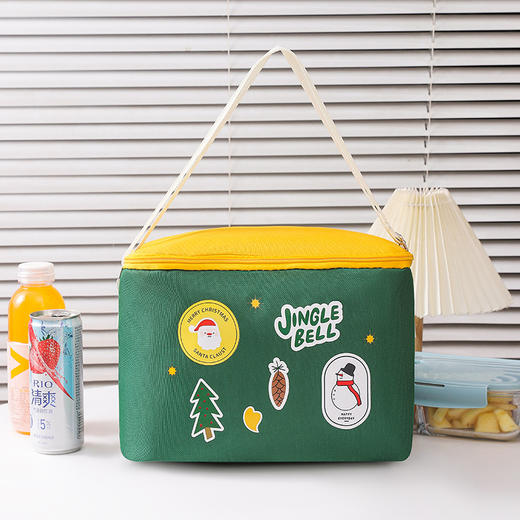 【户外野餐包！防水抗污耐用】户外野餐包，满足胃，满足心。斜跨式设计，大容量收纳美食，恒温保鲜，时刻给你能量。美食随行，轻松享受大自然的盛宴！ 商品图6