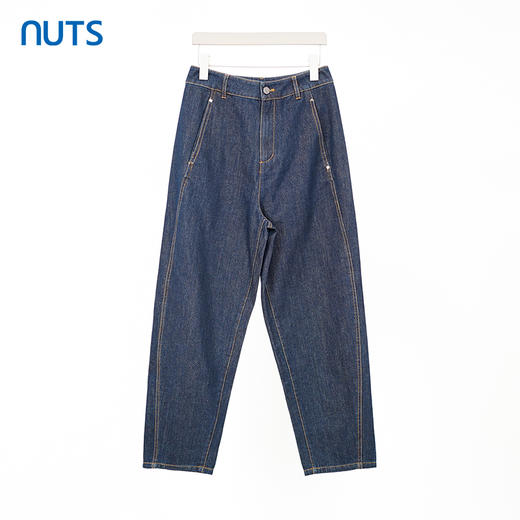 NUTS春秋新品时尚优雅气质宽松显瘦水洗牛仔长裤413112393 商品图0