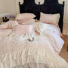 A类立体蝴蝶雪纺花边四件套  公主风蕾丝绣花套件 商品缩略图3