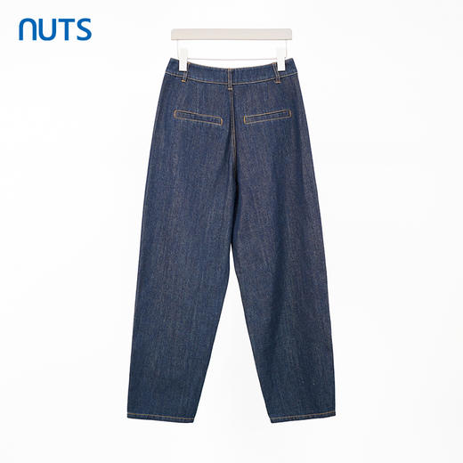 NUTS春秋新品时尚优雅气质宽松显瘦水洗牛仔长裤413112393 商品图1
