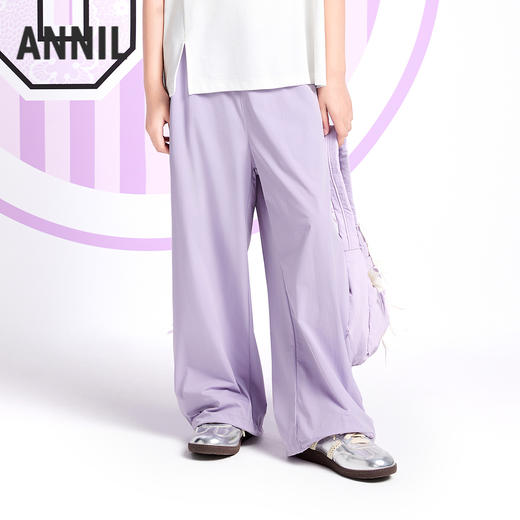 【实体店同款】女童全腰梭织单裤夏季新款安奈儿童装AG526675 商品图0